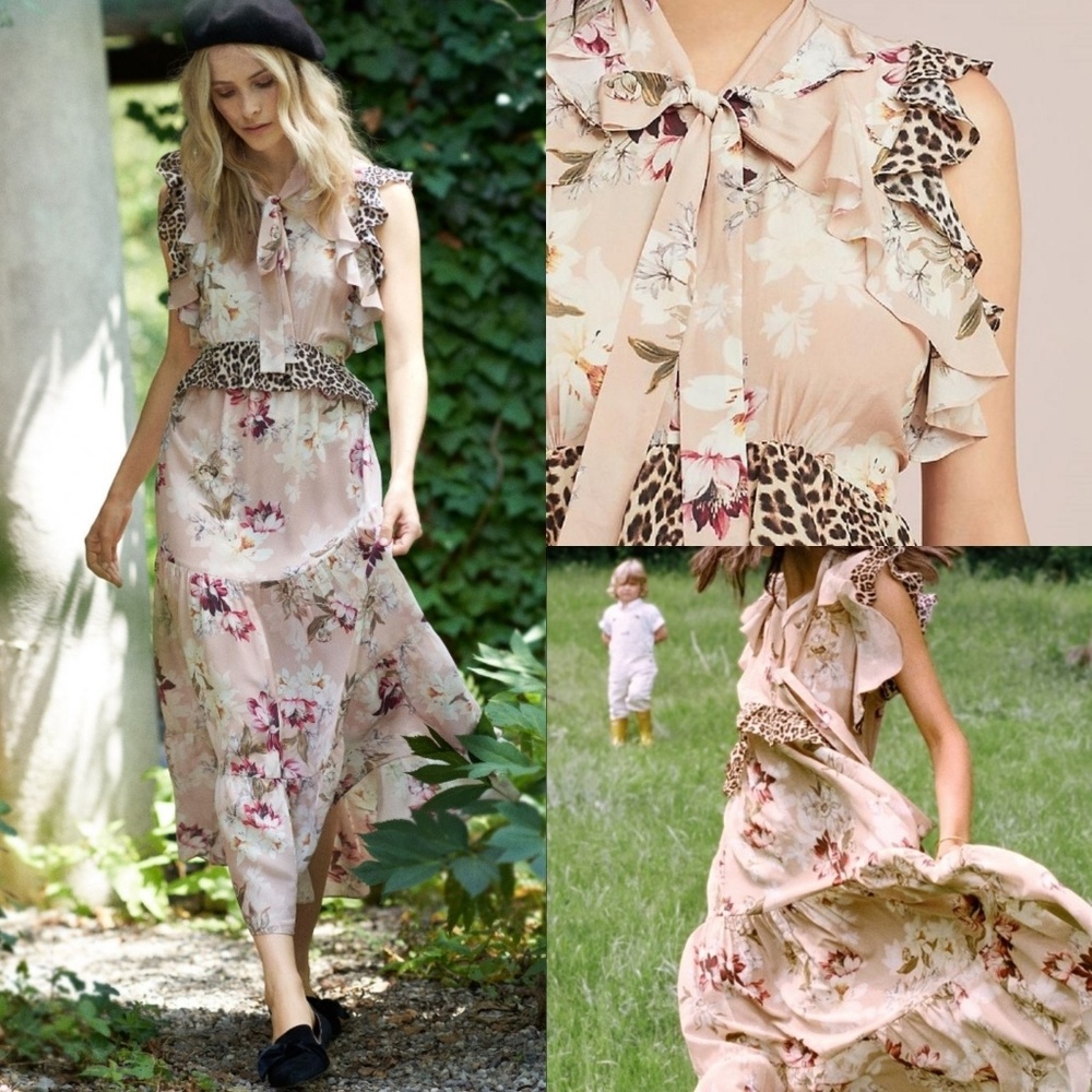 RE/Posh EUC Kachel Sedona Sunrise Maxi Dress